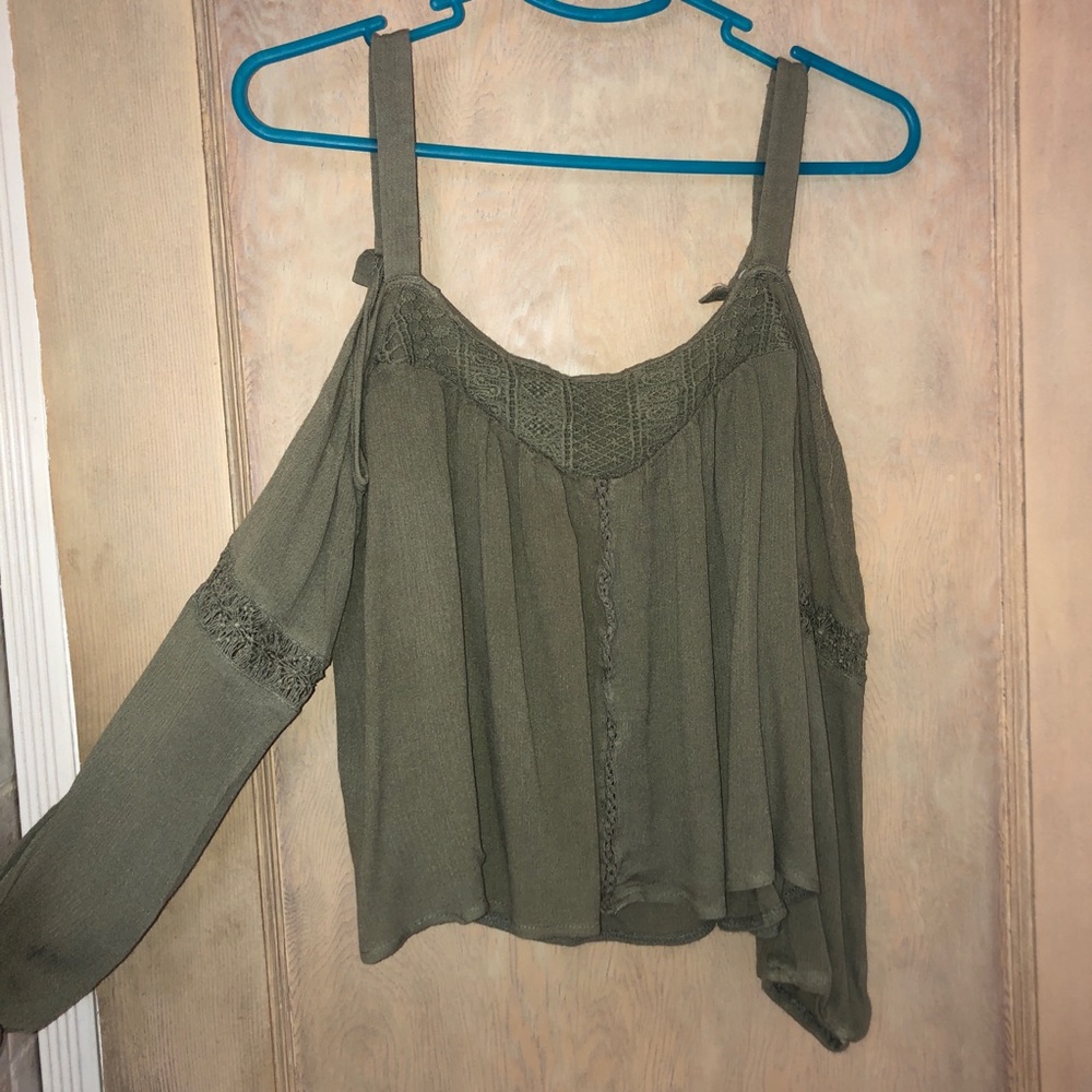 olive green shirts size medium